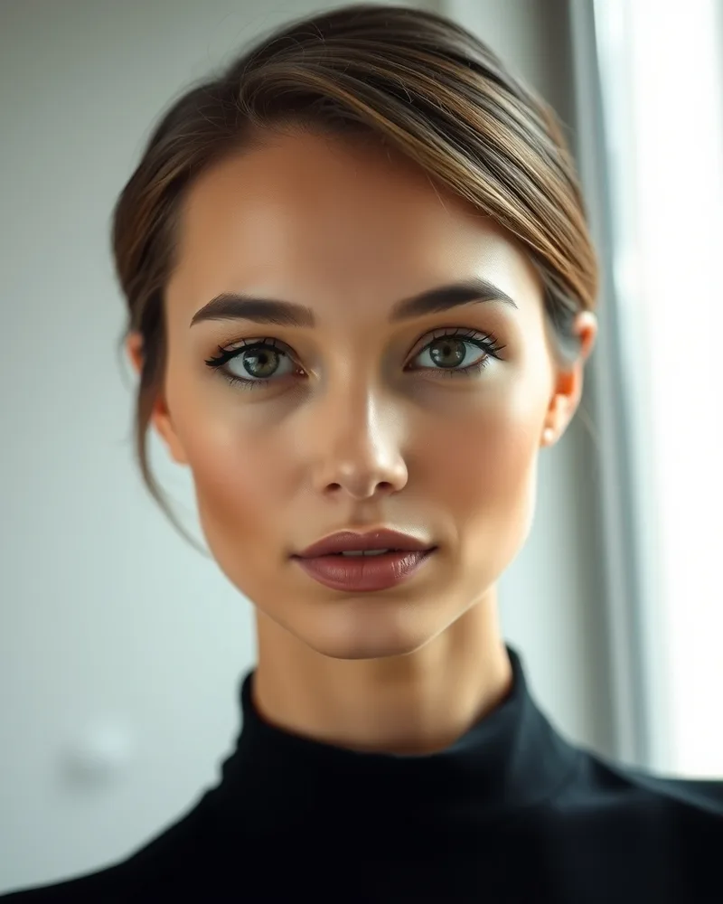 Exemple illustrant la commande /afrorealistic : Portrait ultra réaliste