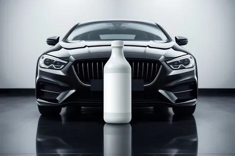 Exemple illustrant la commande /autonew : Voiture neuve en vitrine