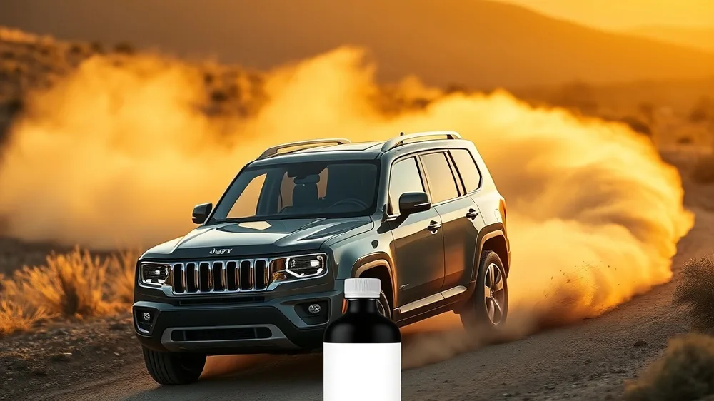 Exemple illustrant la commande /autosuv : SUV sur piste
