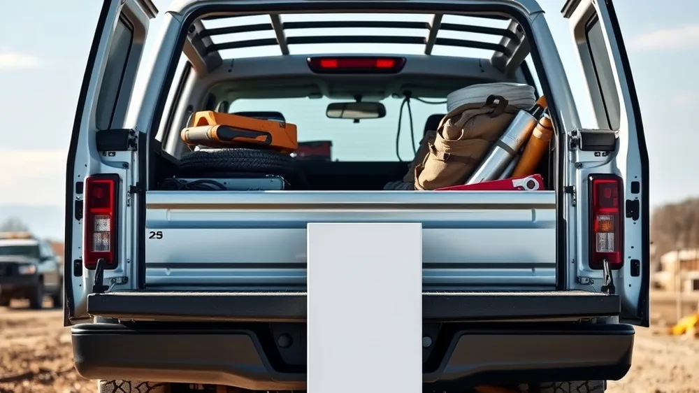 Exemple illustrant la commande /autotruck : Pick-up et utilitaire