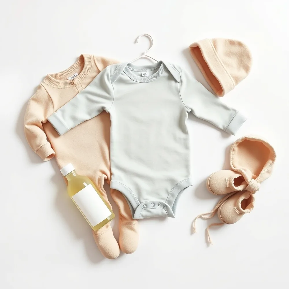 Exemple illustrant la commande /babyclothes : Vêtements bébé