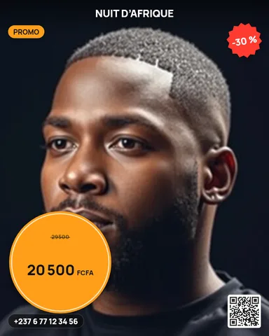 Exemple illustrant la commande /barbershop : Barbier : coupe nette
