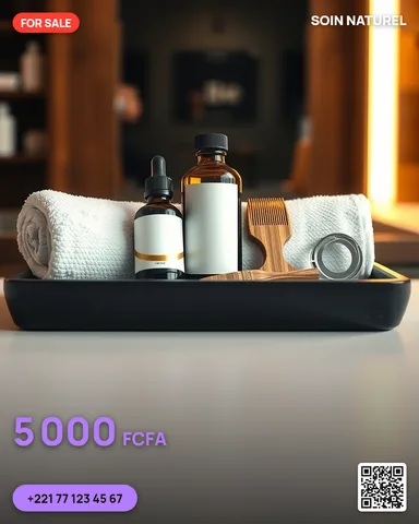 Exemple illustrant la commande /beardcare : Soins pour la barbe