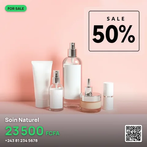 Exemple illustrant la commande /beautypromo : Promotion beauté