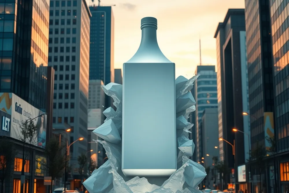 Exemple illustrant la commande /billboard3d : Panneau 3D géant