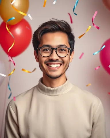 Example illustrating the /birthdayparty command: Birthday invitation