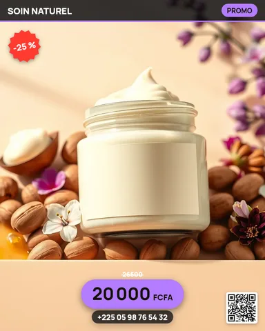 Exemple illustrant la commande /bodybutter : Karité et soins du corps