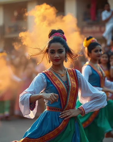 Example illustrating the /culturalfestival command: Cultural festival