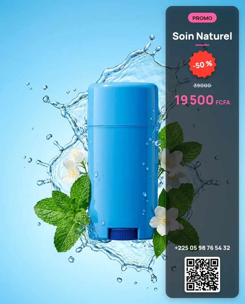 Résultat de la commande /deodorant : Déodorant fraîcheur