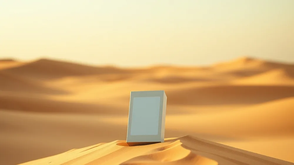 Example illustrating the /desert command: Cinematic desert