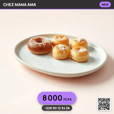 Example illustrating the /dessertsweet command: Desserts and pastries