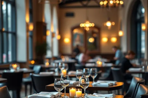Example illustrating the /dininginterior command: Restaurant dining room