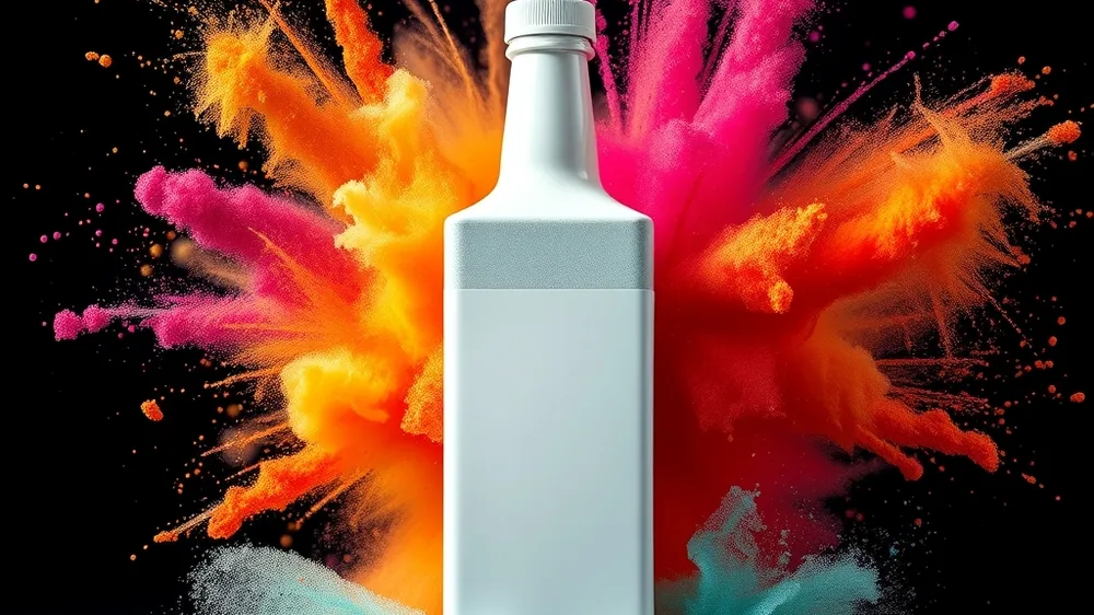 Exemple illustrant la commande /explosion : Explosion visuelle
