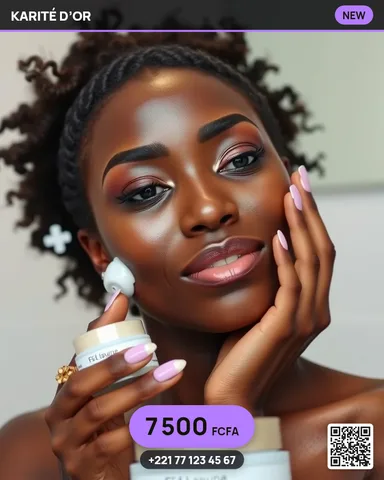 Exemple illustrant la commande /facialcare : Soin du visage