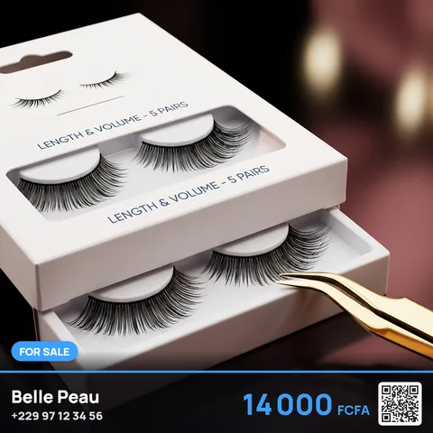 Résultat de la commande /falselashes : Faux cils en boîte