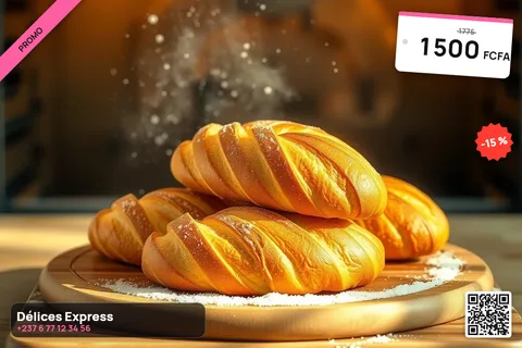 Example illustrating the /freshbread command: Fresh bread of the day