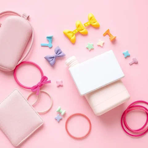 Exemple illustrant la commande /girlsaccessories : Accessoires filles