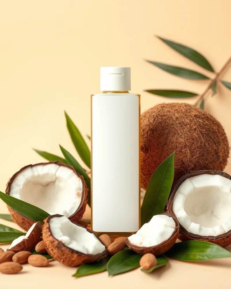 Exemple illustrant la commande /hairoilcare : Huile capillaire
