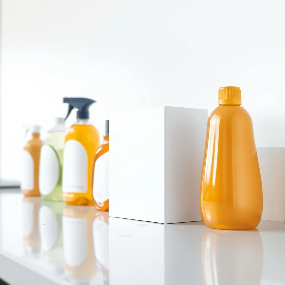 Exemple illustrant la commande /homecleaning : Produits d’entretien