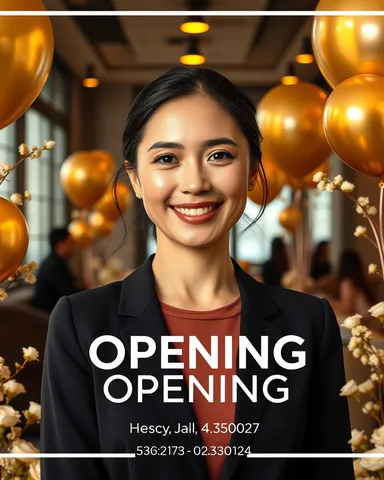 Example illustrating the /inauguration command: Grand opening