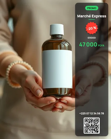 Exemple illustrant la commande /inhand : Produit tenu en main