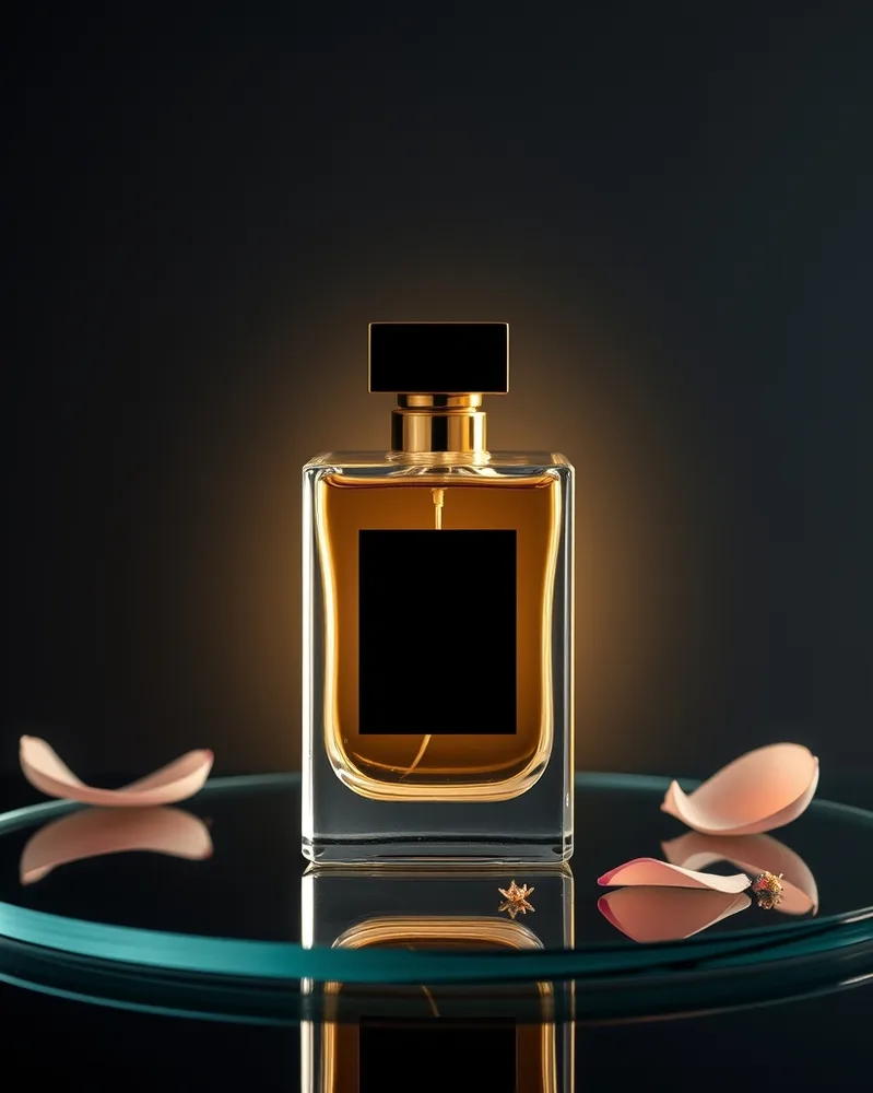 Exemple illustrant la commande /jewelperfume : Parfum et flacon