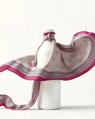 Exemple illustrant la commande /jewelscarf : Foulard en mouvement