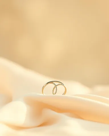 Exemple illustrant la commande /jewelwedding : Alliances de mariage