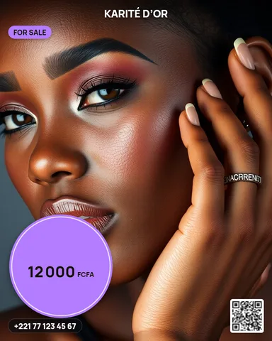 Exemple illustrant la commande /makeuplook : Look maquillage
