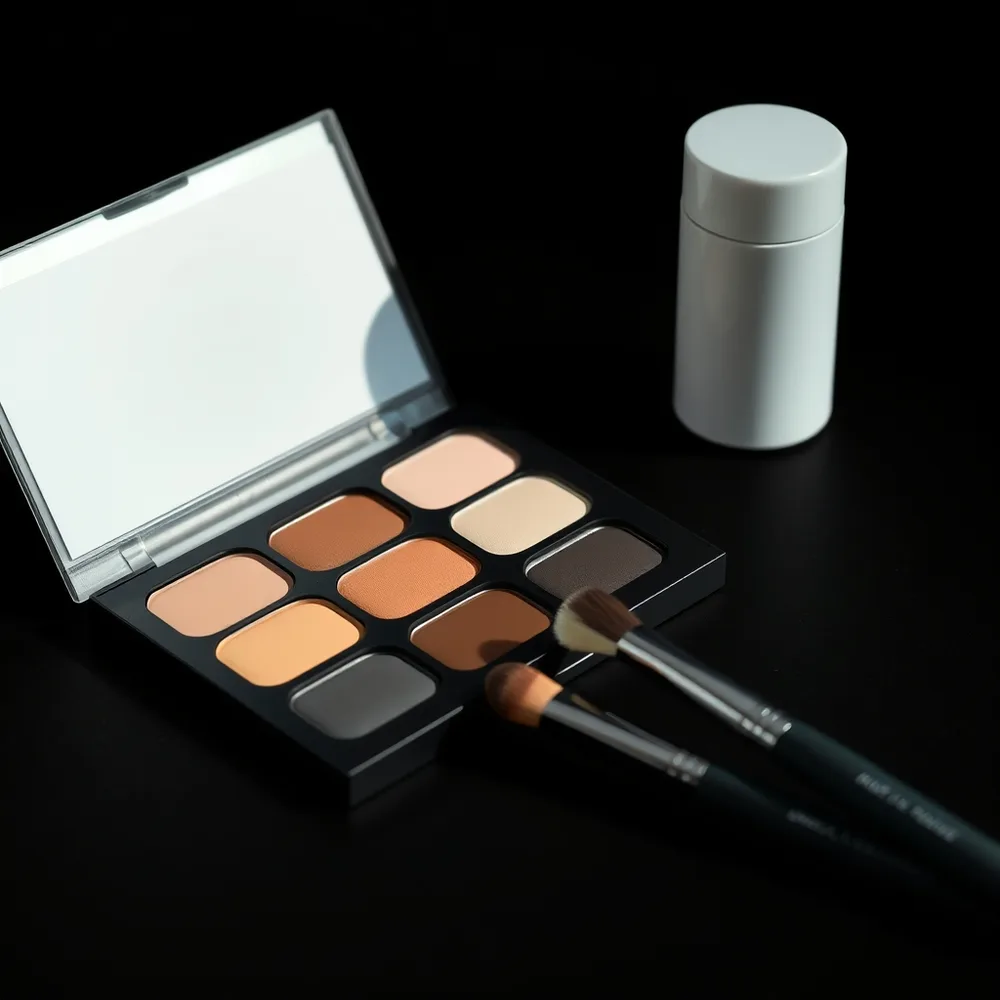 Exemple illustrant la commande /makeuppalette : Palette de maquillage