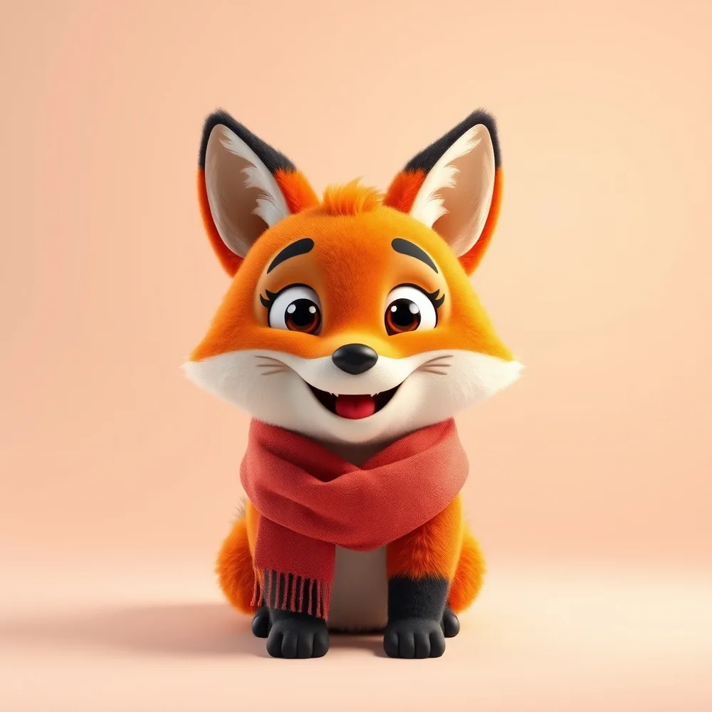 Example illustrating the /mascotanimal command: Animal brand mascot