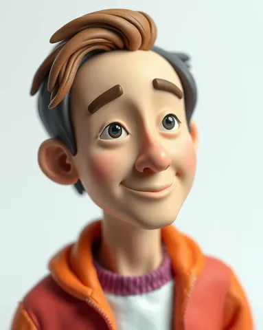 Exemple illustrant la commande /mascotclay : Personnage en argile