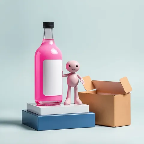 Example illustrating the /mascotvinyl command: Product as a collectible toy
