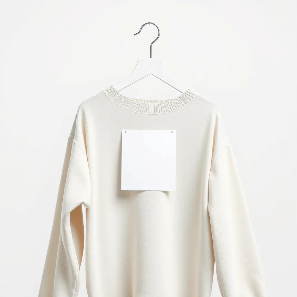 Exemple illustrant la commande /mockupclothes : Vêtement en présentation