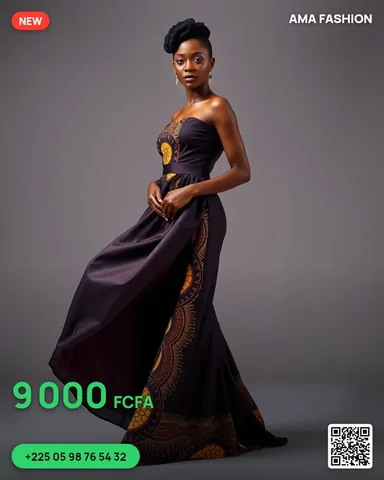 Exemple illustrant la commande /modestfashion : Mode modeste élégante