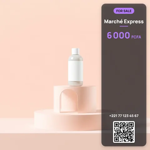 Exemple illustrant la commande /podiumgeo : Produit sur podium