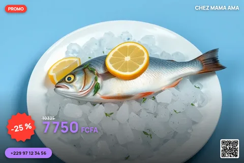 Example illustrating the /seafoodfresh command: Fish and seafood