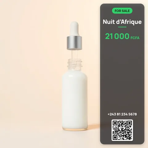 Exemple illustrant la commande /serumdrop : Sérum et goutte