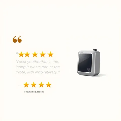 Exemple illustrant la commande /shopreview : Avis client mis en avant