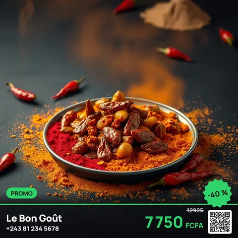 Example illustrating the /spiceheat command: Spices and chili
