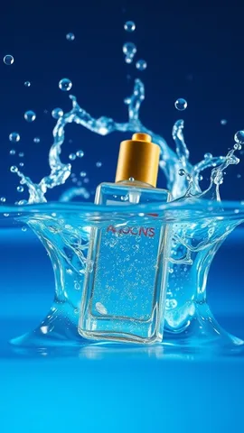Example illustrating the /splashslow command: Slow-motion splash