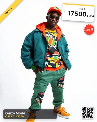 Exemple illustrant la commande /streetfit : Mode urbaine