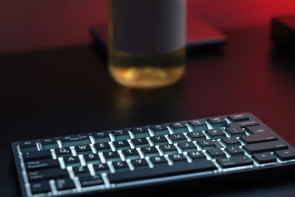 Exemple illustrant la commande /techkeyboard : Clavier mécanique