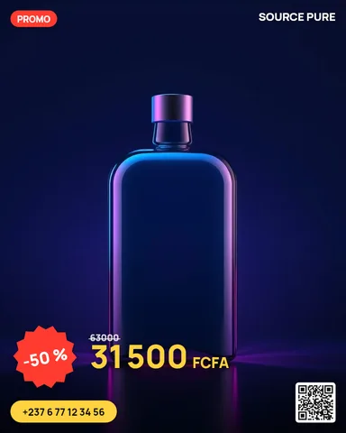 Exemple illustrant la commande /techneon : Produit tech en néon