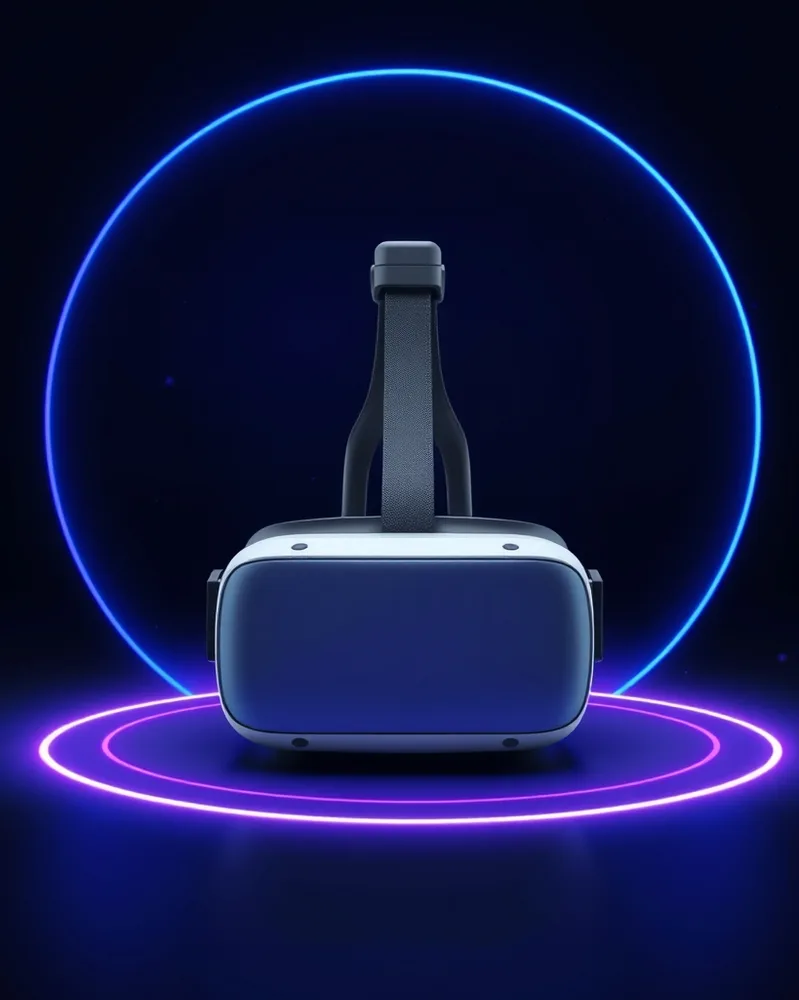 Exemple illustrant la commande /techvr : Casque de réalité virtuelle