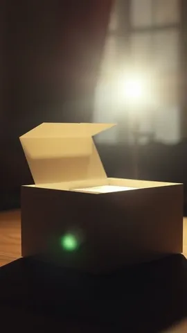 Example illustrating the /unboxing command: Opening the box