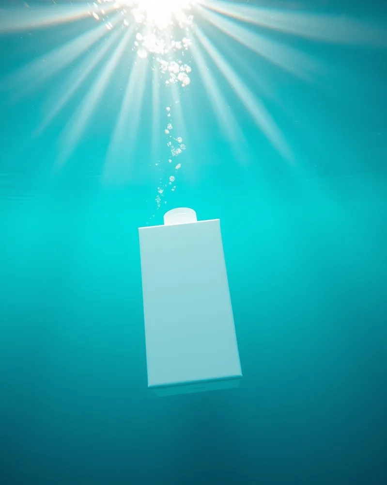 Exemple illustrant la commande /underwater : Sous l’eau