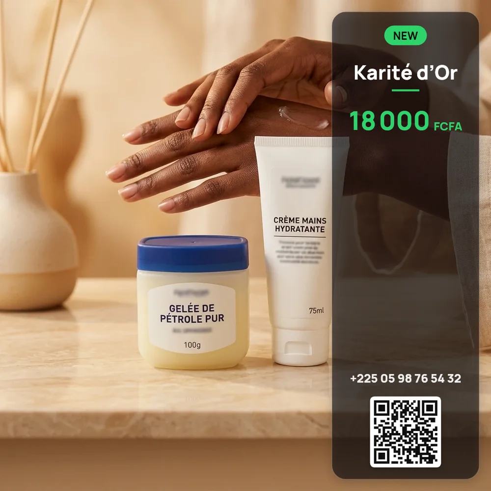 Résultat de la commande /vaselinejar : Vaseline et crème pour les mains