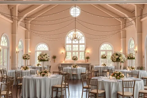 Example illustrating the /weddingreception command: Wedding reception